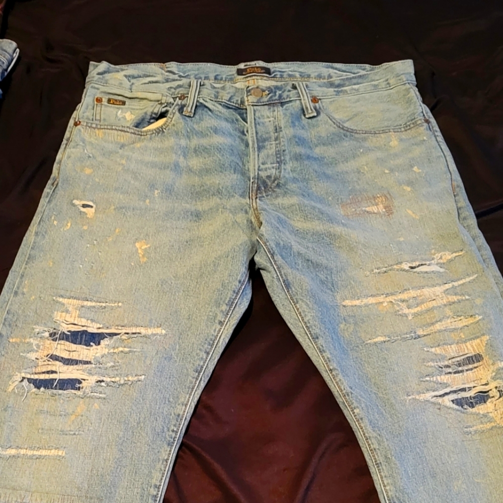 Polo Jean's, Relaxed Straight, Size 34